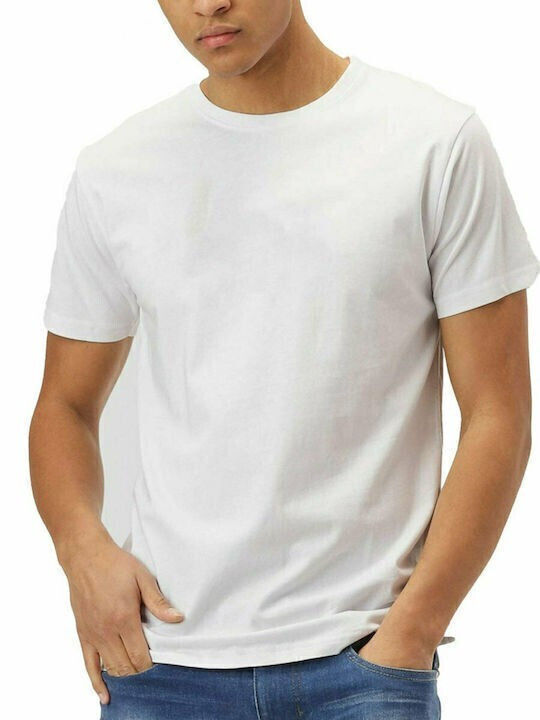 Admiral T-shirt Bărbătesc cu Mânecă Scurtă White