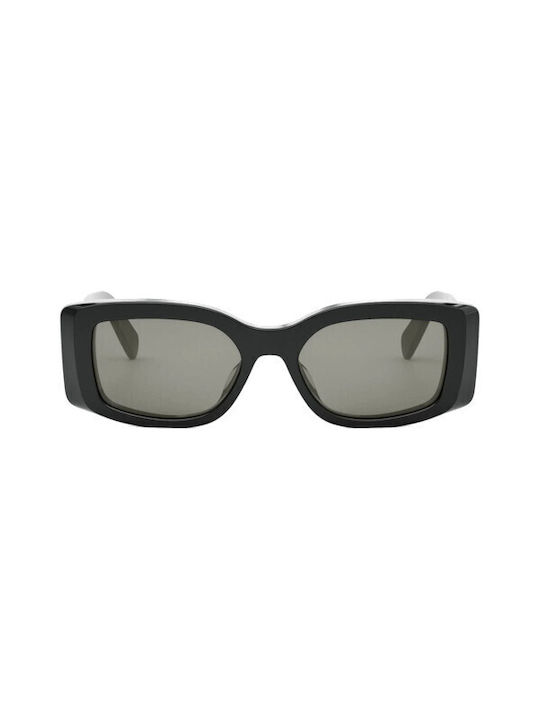 Celine Women's Sunglasses with Black Plastic Frame and Gray Lens CL40282U-01A