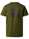 The North Face Redbox Celebration Herren T-Shirt Kurzarm Forest Olive