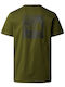 The North Face Redbox Celebration T-shirt Bărbătesc cu Mânecă Scurtă Forest Olive