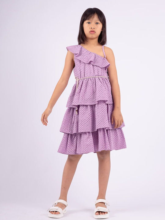 Rochie pentru Copii Fără mâneci Purple