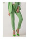 Women's Fabric Trousers Green