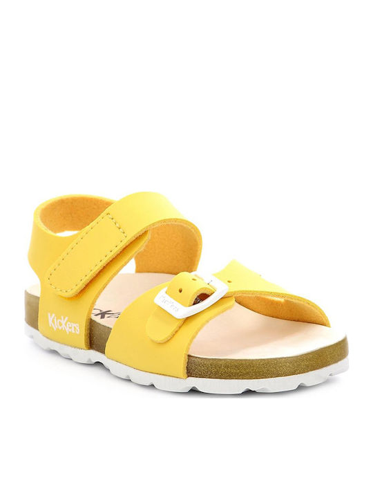 Kickers Детски Сандали Sunkro Анатомични Жълт