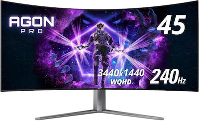 AOC AGON Pro AG456UCZD Ultrawide OLED Curved Gaming Monitor 44.5" QHD 3440x1440 240Hz with Response Time 0.03ms GTG