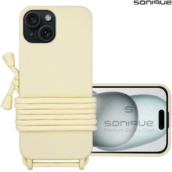 Sonique Back Cover Silicon 0.5mm cu Curea Bej (...