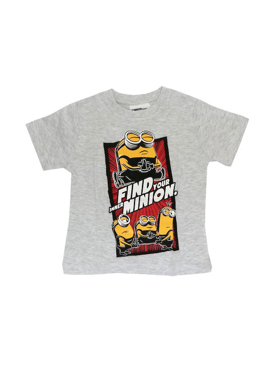 Minions Kids T-shirt grey