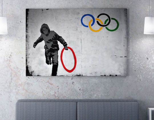 Wallity Gemälde auf Leinwand 100x70cm