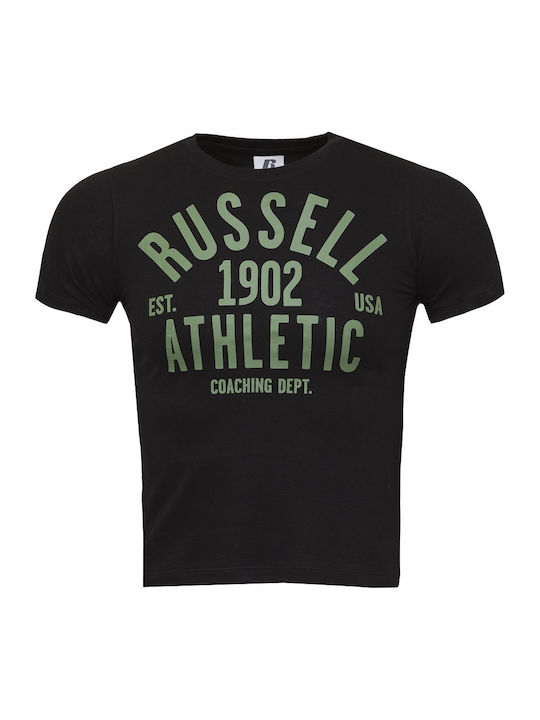 Russell Athletic Παιδικό T-shirt Μαύρο Crewneck