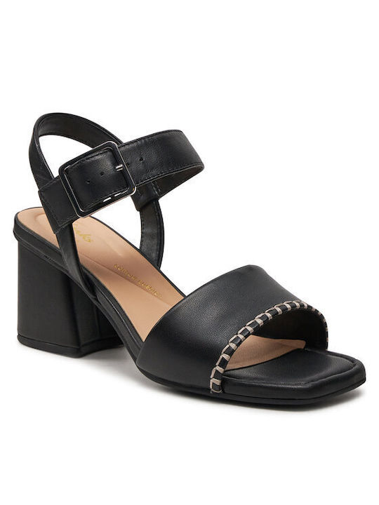 Clarks Piele Sandale dama in Culorea Negru