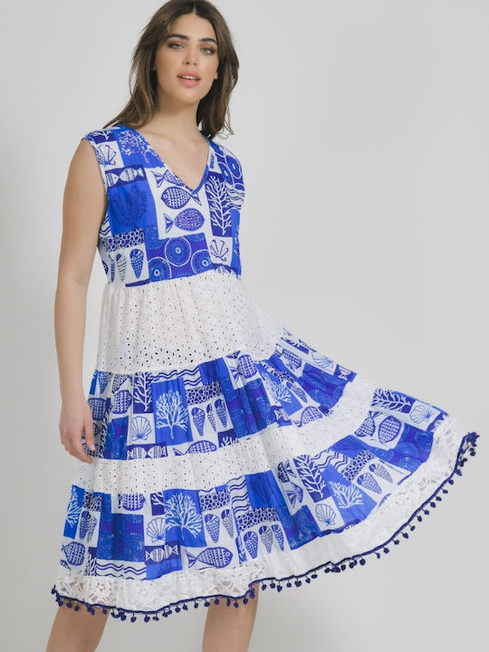 Ble Resort Collection Dress Blue