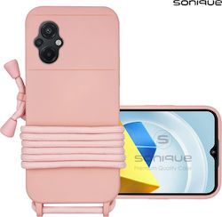 Sonique Back Cover Silicon 0.5mm cu Curea Roz (...