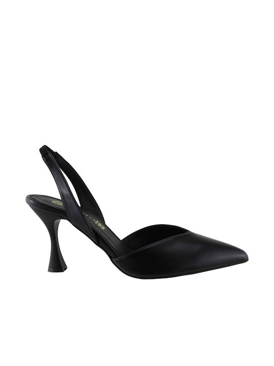 Stefania Black Heels
