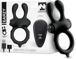 Earzy Vibrating Penis Ring With Remote Control Usb Magnetic Silicone (έως 18 Δόσεις)