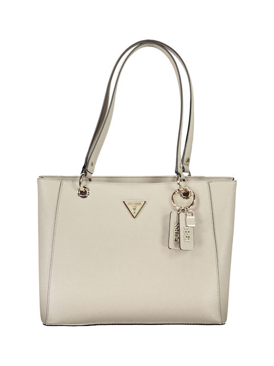 Guess Damen Tasche Shopper Schulter Beige