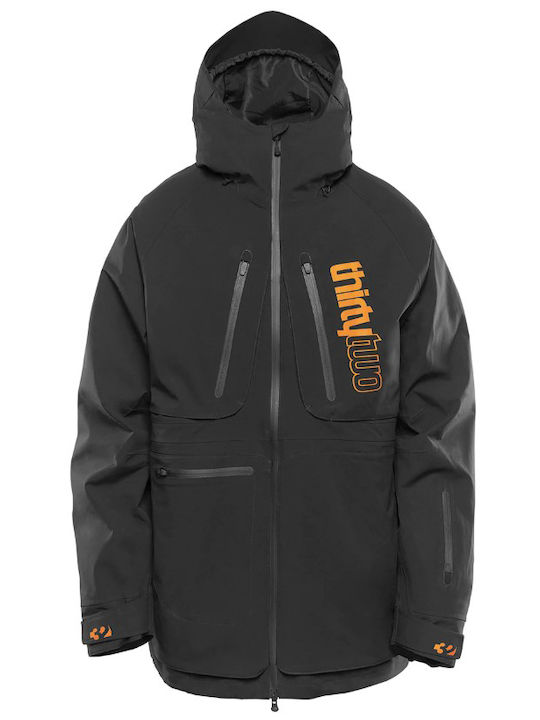 Thirty two Männer Jacke aus für Ski & Snowboard Schwarz