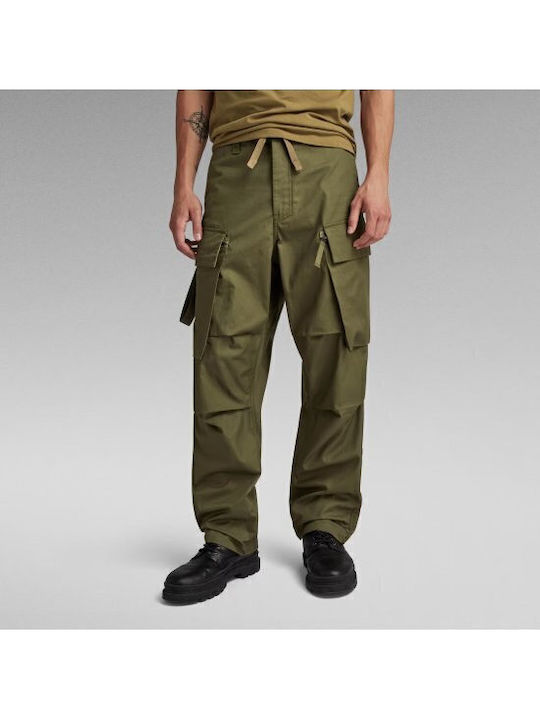 Herrenhose Cargo Lose Passform Khaki
