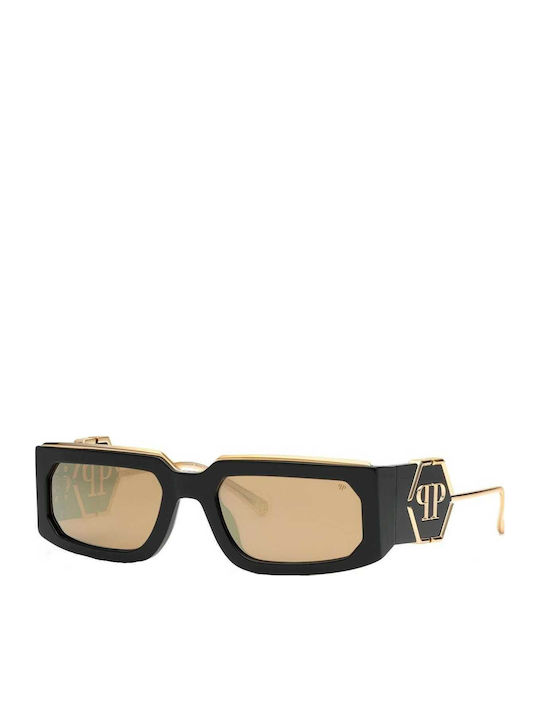 Philipp Plein Spp119m - 700g Full Frame Glasses Monochrome Organic Metal Frame, Paste Frame 58-21-135