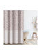 Guy Laroche Shower Curtain Fabric with Hooks 240x185cm Lilac