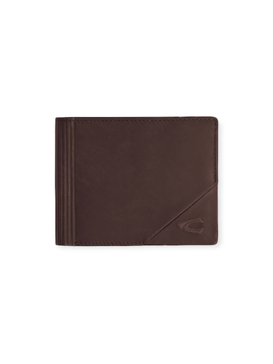 Camel Active Men's Leather Card Wallet with RFID Brown