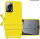Sonique Back Cover Σιλικόνης 0.5mm με Λουράκι Κ...