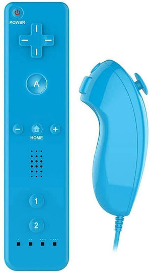 Plus Wireless Gamepad for Wii Blue