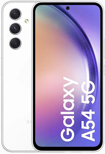 Samsung Galaxy A54 5G Dual SIM (6/128GB) Awesome White