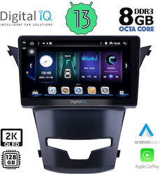 Digital IQ Sistem Audio Auto pentru Daewoo Korando Ssangyong Korando 2014> (Bluetooth/USB/AUX/WiFi/GPS/Apple-Carplay/Android-Auto) cu Ecran Tactil 9"
