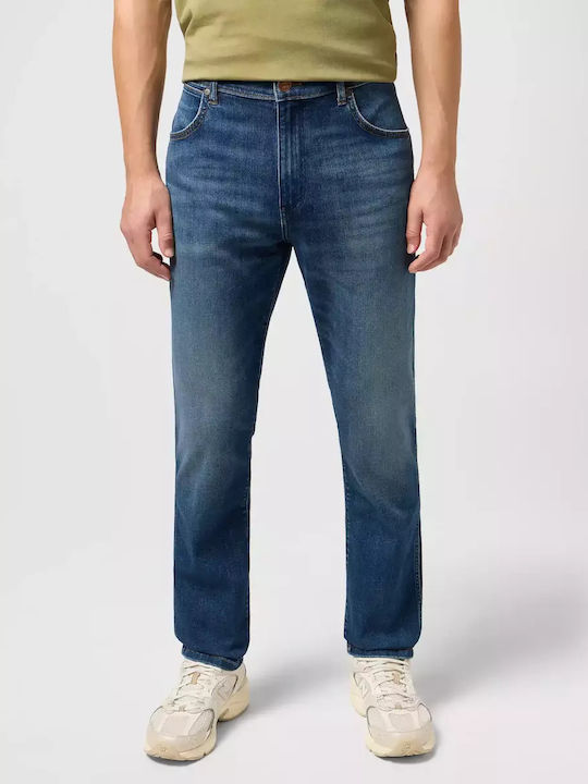 Wrangler Larston Ανδρικό Παντελόνι Τζιν Μπλε