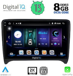 Digital IQ Ηχοσύστημα Αυτοκινήτου για Audi TT 2007-2015 (Bluetooth/USB/AUX/WiFi/GPS/Apple-Carplay/Android-Auto) με Οθόνη Αφής 9"