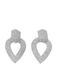 Pendant Earrings with Stones Lyod 6-10-1 - Silver
