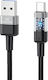 Leewello Cablu USB 2.0 USB-C Masculin - USB-A Negru 1m 783219-Negru