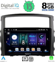 Digital IQ Car-Audiosystem für Mitsubishi Pajero 2006-2013 (Bluetooth/USB/AUX/WiFi/GPS/Apple-Carplay/Android-Auto) mit Touchscreen 9"