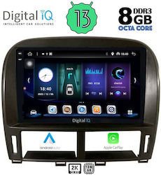Digital IQ Car Audio System for Jaguar XF Lexus LS 2000-2006 (Bluetooth/USB/AUX/WiFi/GPS/Apple-Carplay/Android-Auto) with Touch Screen 9"