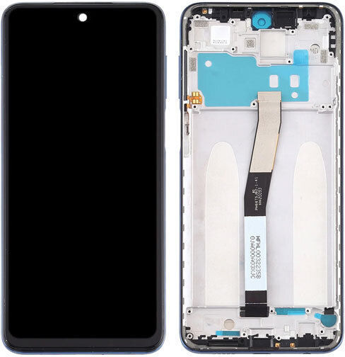 Екран със Сензорен Механизъм и Рамка за Xiaomi Redmi Note 9 Pro / Note 9S (Сив)