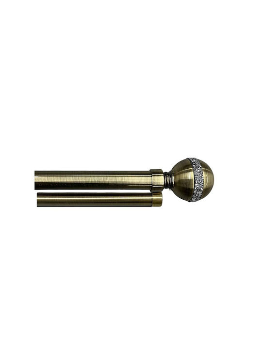 To megalo pazari Extendable Metallic Curtain Po...