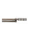 To megalo pazari Extendable Metallic Curtain Pole Double with Rod Φ19mm 160-300cm Bronze