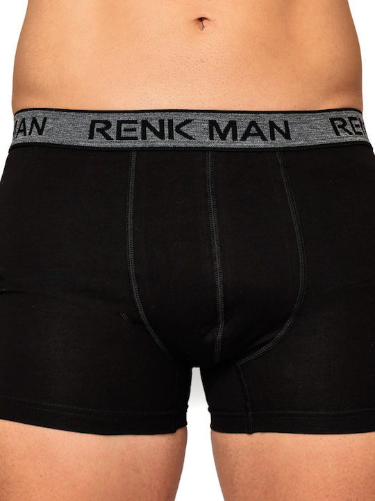 Herren Boxershorts Black 1Packung