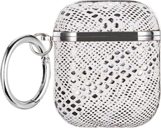 Beline Elegance Cover Θήκη Δερμάτινη σε Γκρι χρώμα για Apple AirPods 1 / AirPods 2