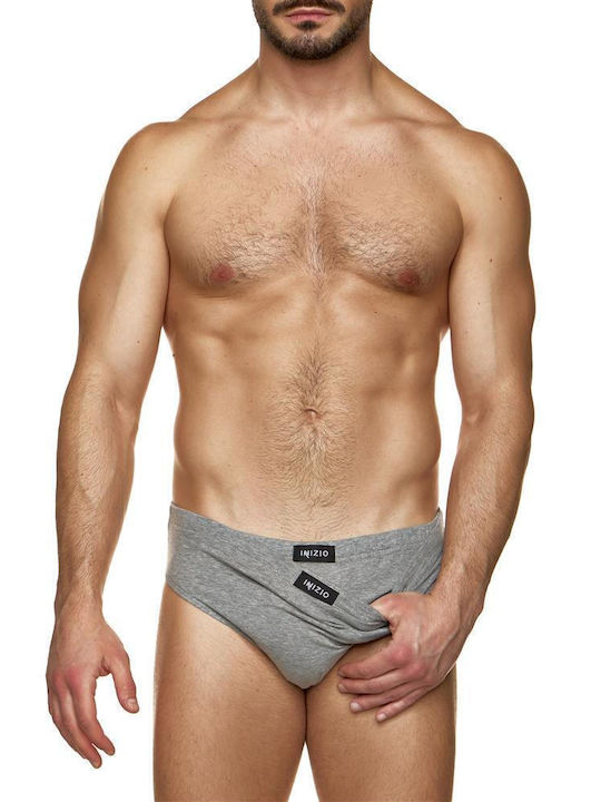 Ανδρικά Σλιπ Γκρί 2Pack