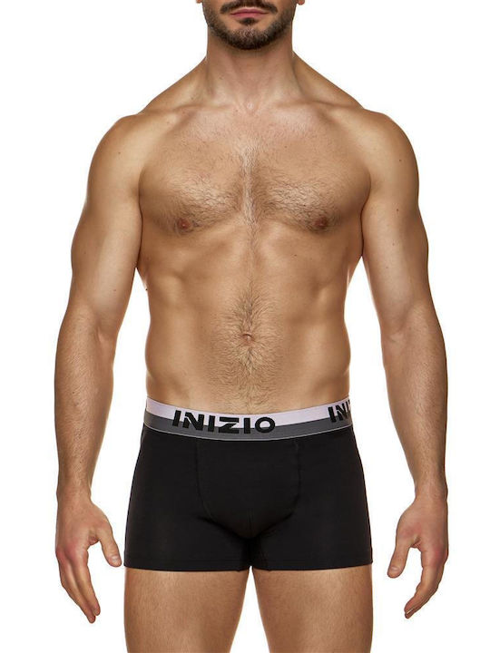 Inizio Men's Boxer Black/Pink