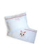 SB Home Bunny Baby Sheets Set Crib Cotton Pink 120x160cm 3pcs