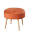 Табуретка Дневна стая Текстил Romley Orange 52x52x44бр