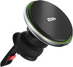 Next One Mobile Phone Holder Car with Magnet and Wireless Charging Black