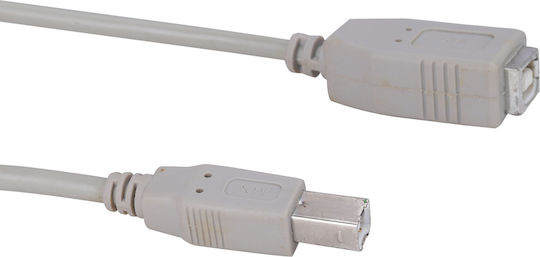 USB 2.0 Cablu USB-B - USB-B female 2m 2901-01