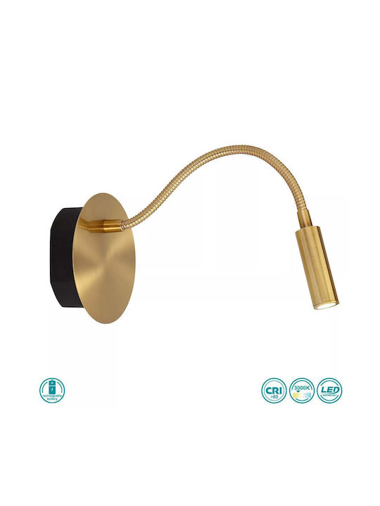 Lucide Lightning Μονό LED Θερμό Λευκό Σποτ σε Χ...