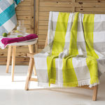 Palamaiki Beach Towel Cotton Yellow 160x86cm.