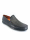 Кожа Мъжки Slip-On Черен