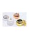 Ceramic Sweet Jar with Lid Rose Gold 10x8.5cm