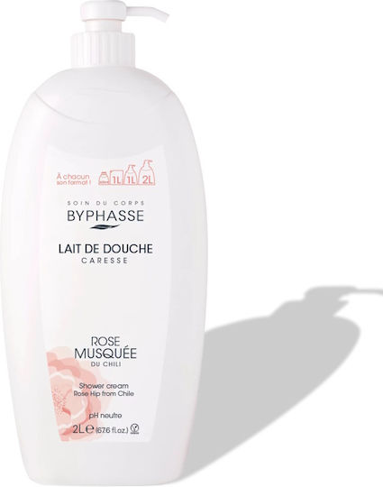 Byphasse Cremiges Schaumbad mit Rosenduft 2l