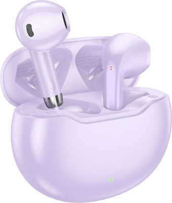 Hoco EW61 June In-ear Bluetooth Handsfree Căști cu Carcasă de Încărcare Violet